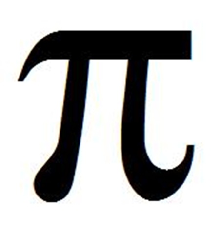 The Greek letter pi