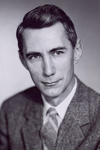 Portrait of mathematician and information theorist Claude Shannon